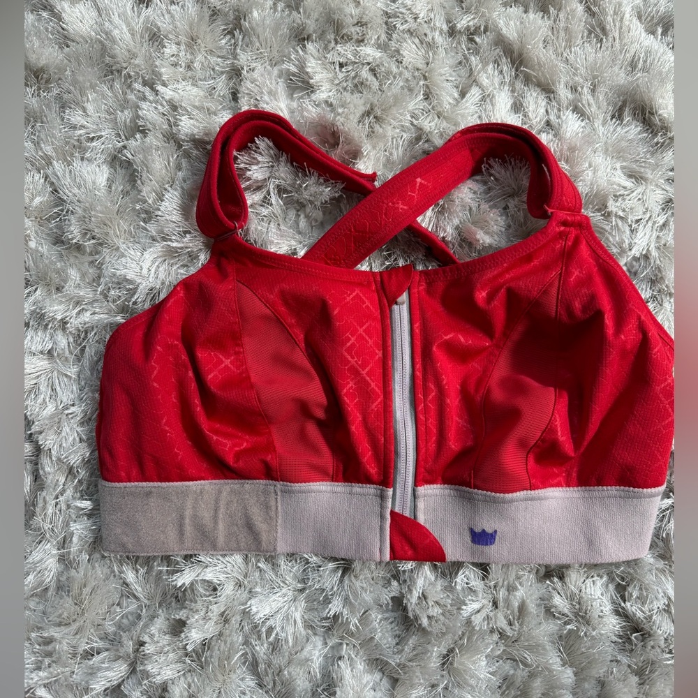 SheFit Red and Lavender Sports bra size 2Luxe